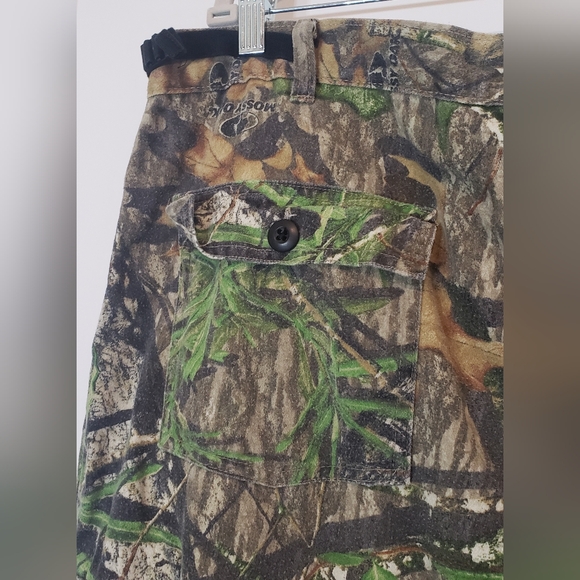 Fieldstaff Mossy Oak Obsession Camo Hunting Pants Adjustable Side Tabs Sz 40X31 - Picture 12 of 16